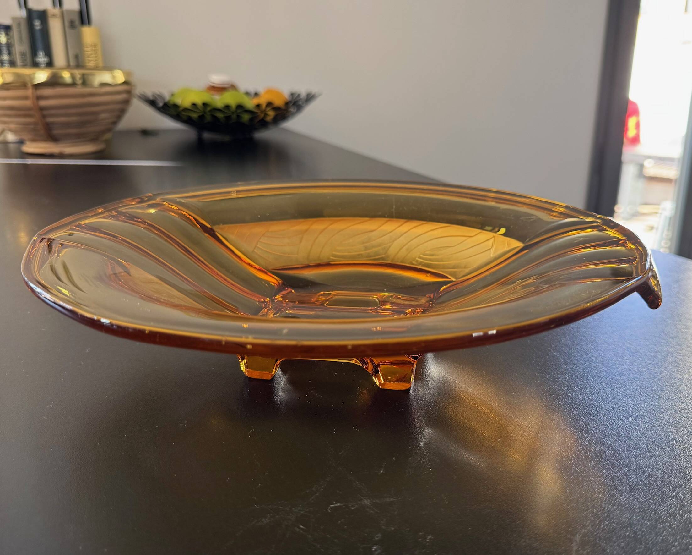 Art Deco glass bowl