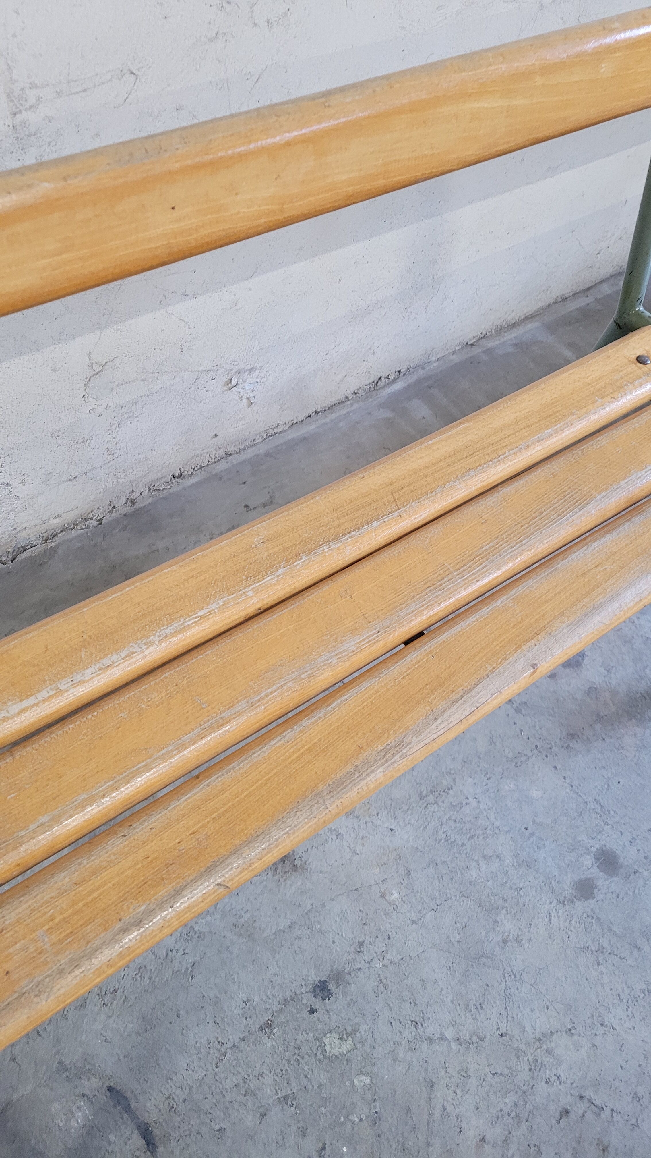 Banc d'école maternelle enfant fabrication 1950