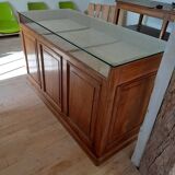 Oak shop counter