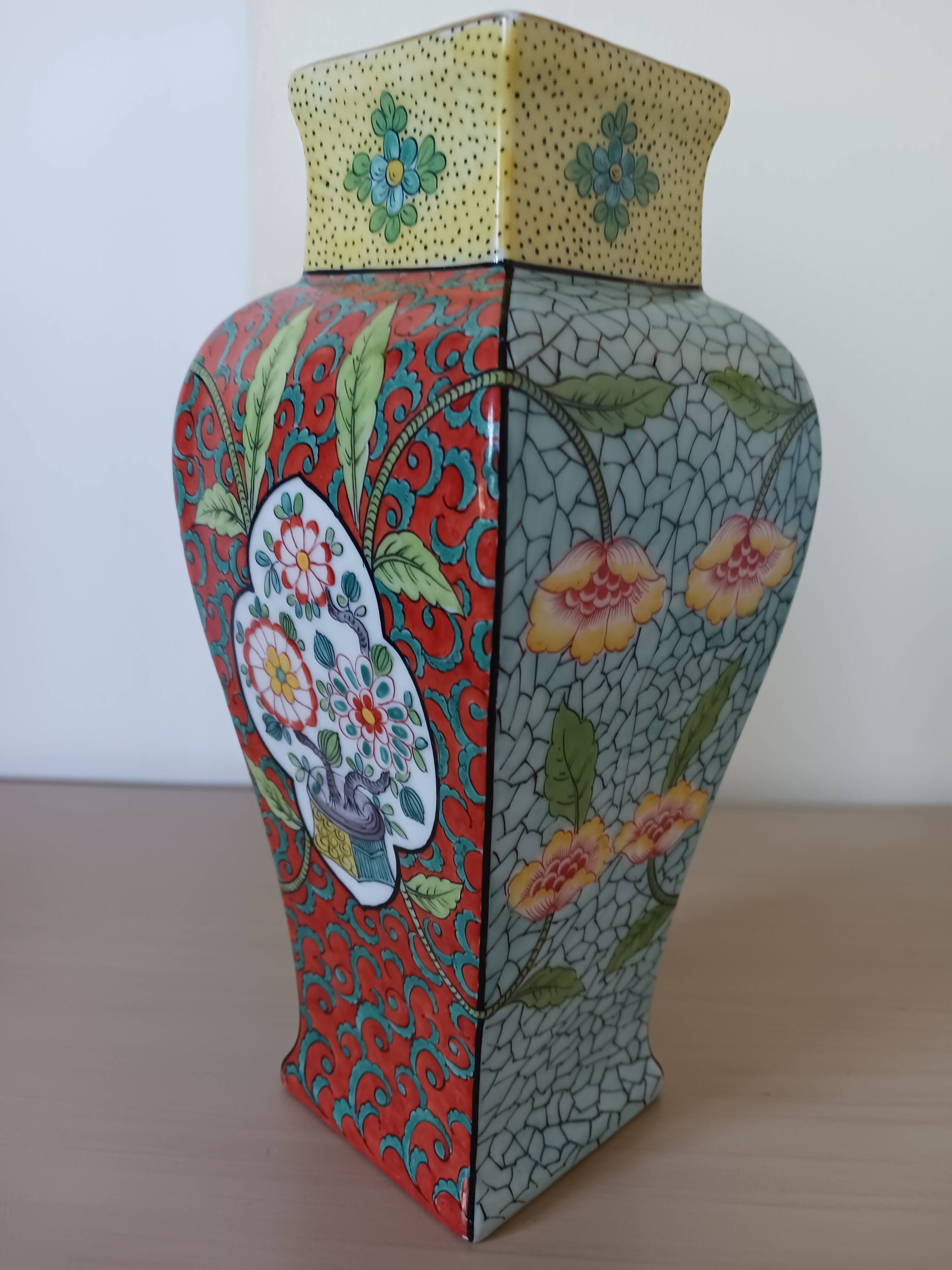 Japanese-style vase from Limoges