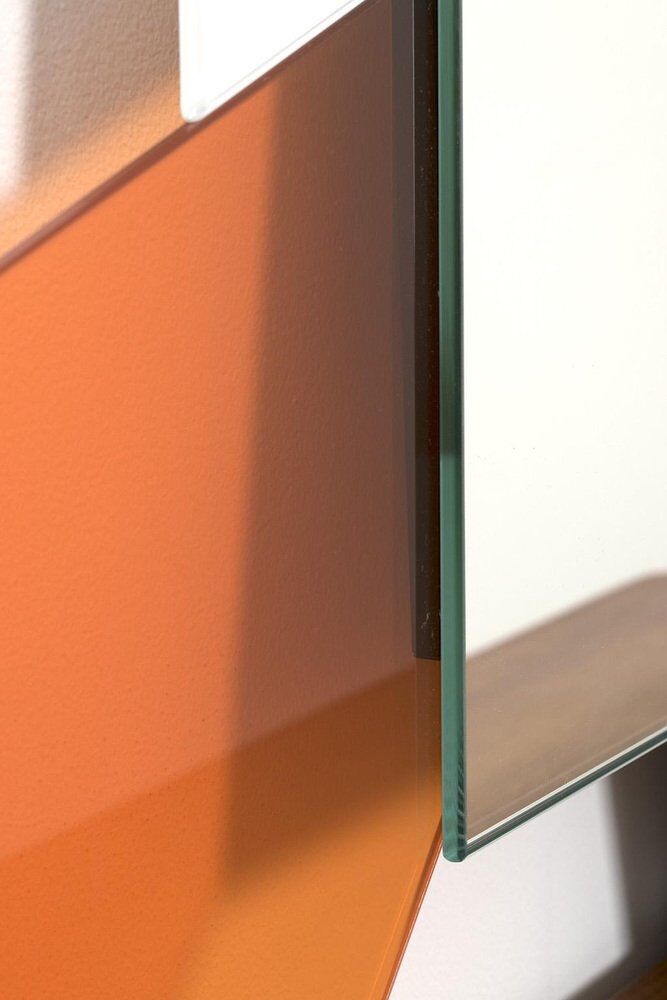 Miroir par Ettore Sottsass pour Glas Italia