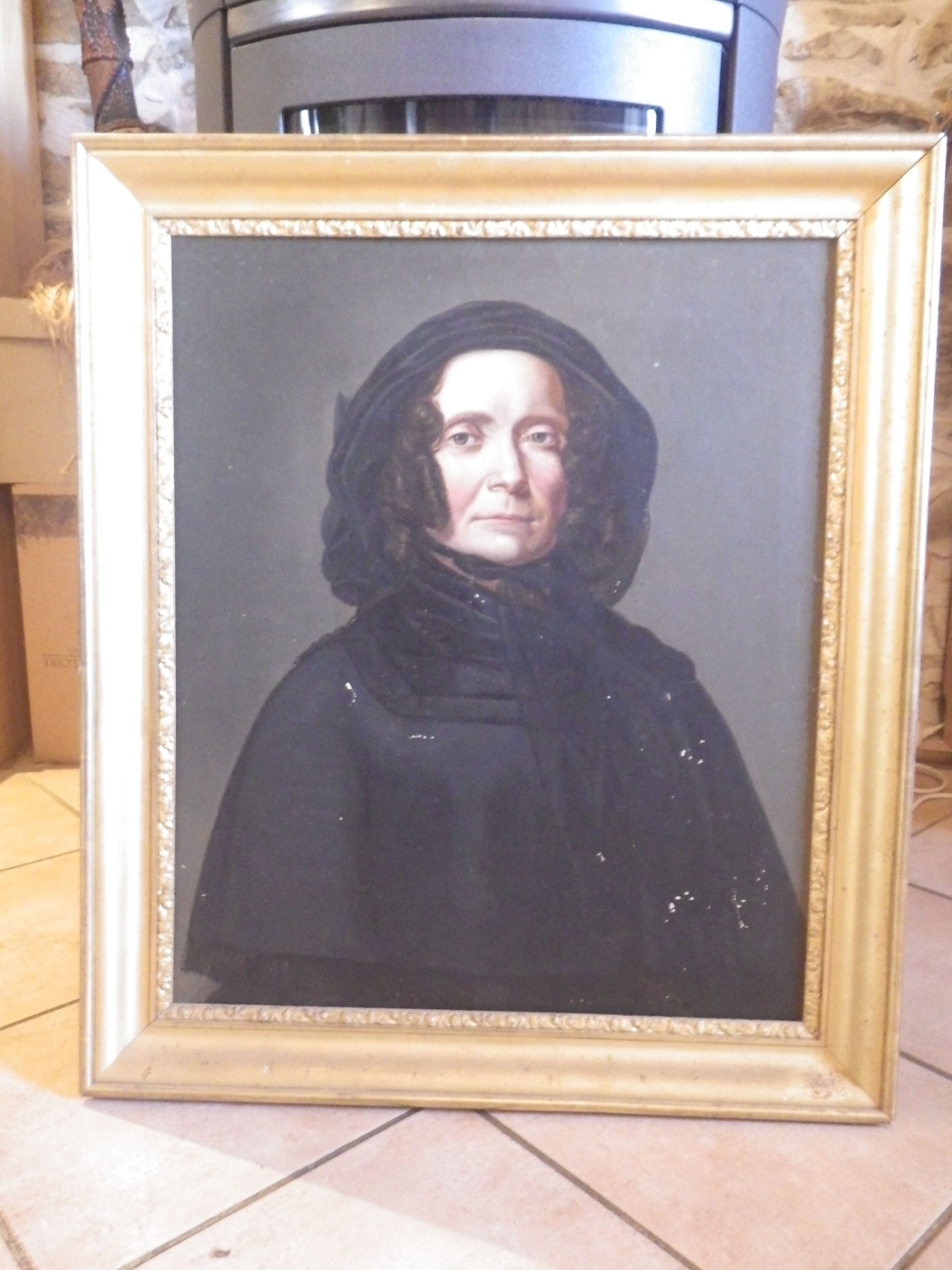 Portrait painting Léontine de Castelbajac