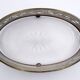 Louis XVI oval centerpiece in silver metal - 19th century