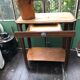 Walnut console