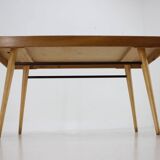 1960s Coffee Table With Opaxit Glass, Czechoslovakia
