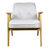 Beige Bouclé Model 366 Lounge Chair by Józef Chierowski, 1970s