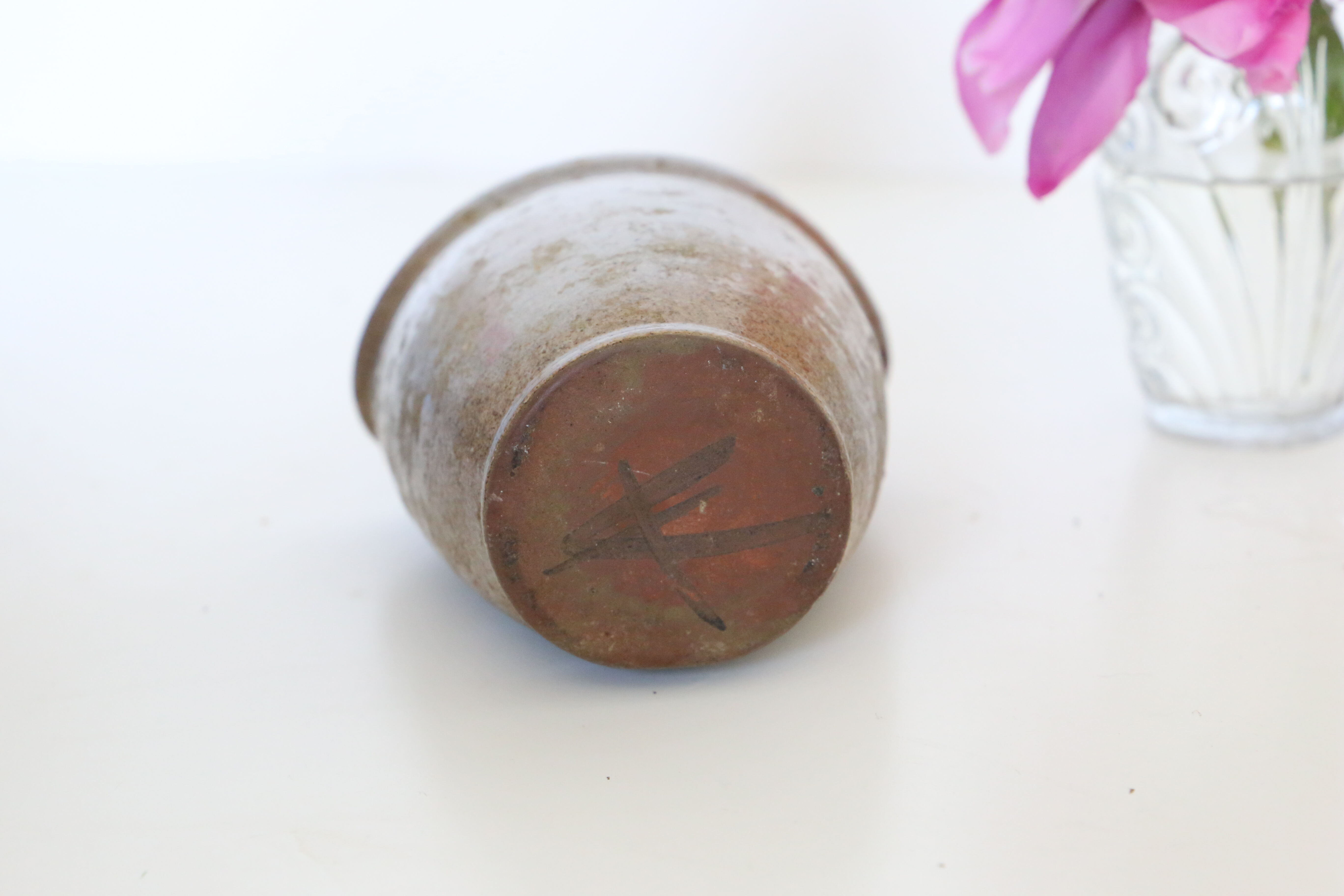 Wall pottery vase, vintage