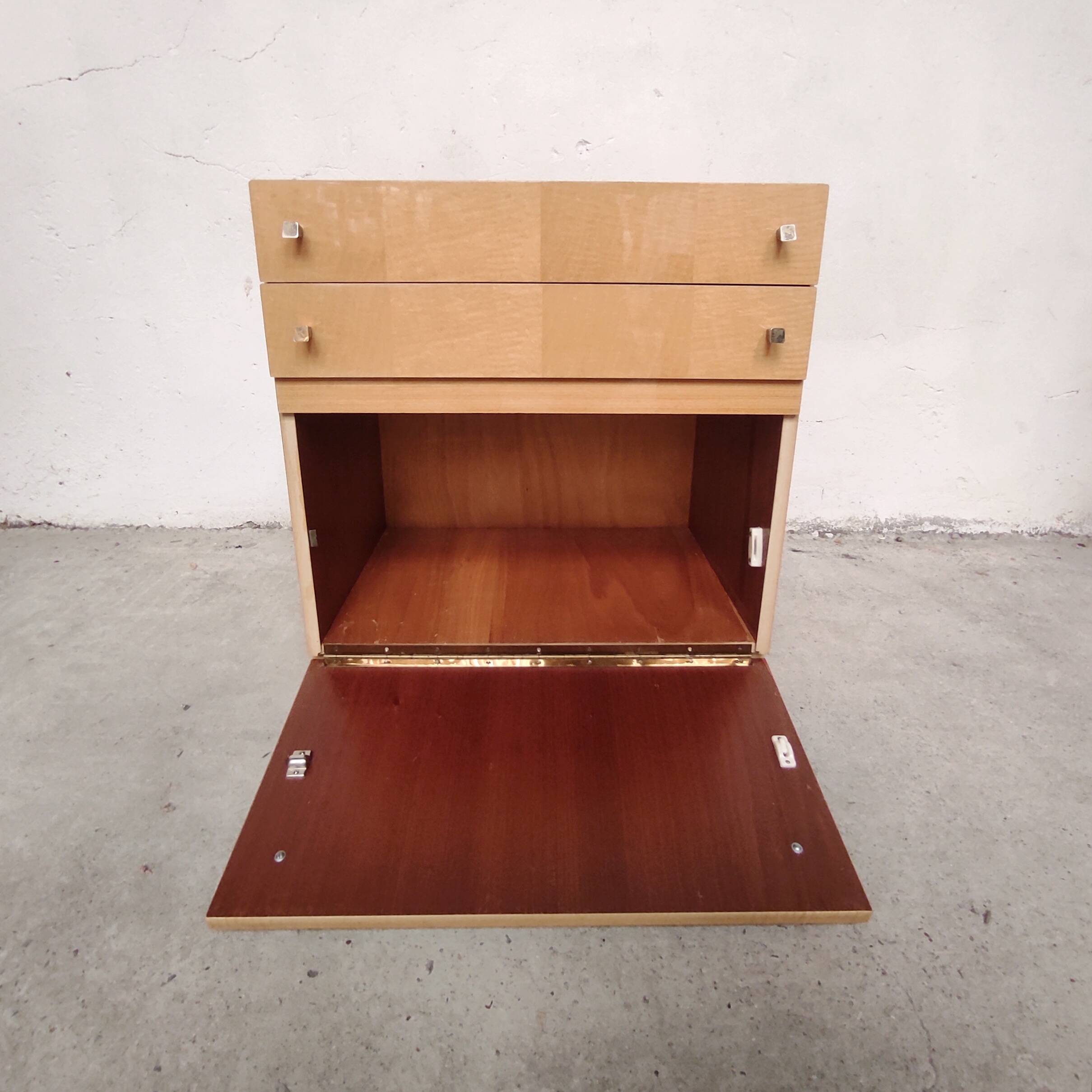 Pair of blond furniture, 1960