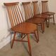 Série de 4 chaises scandinave