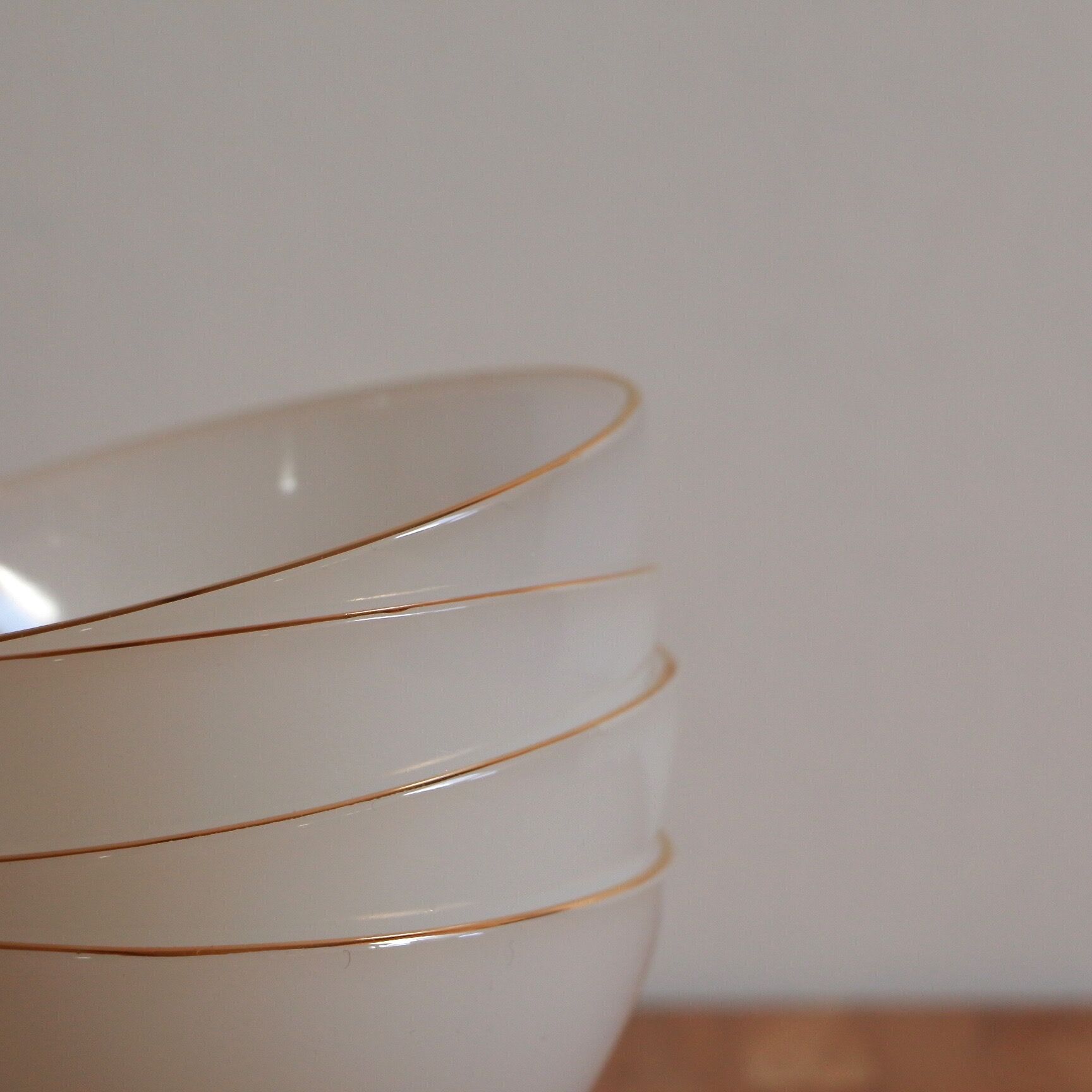 Opaline bowls