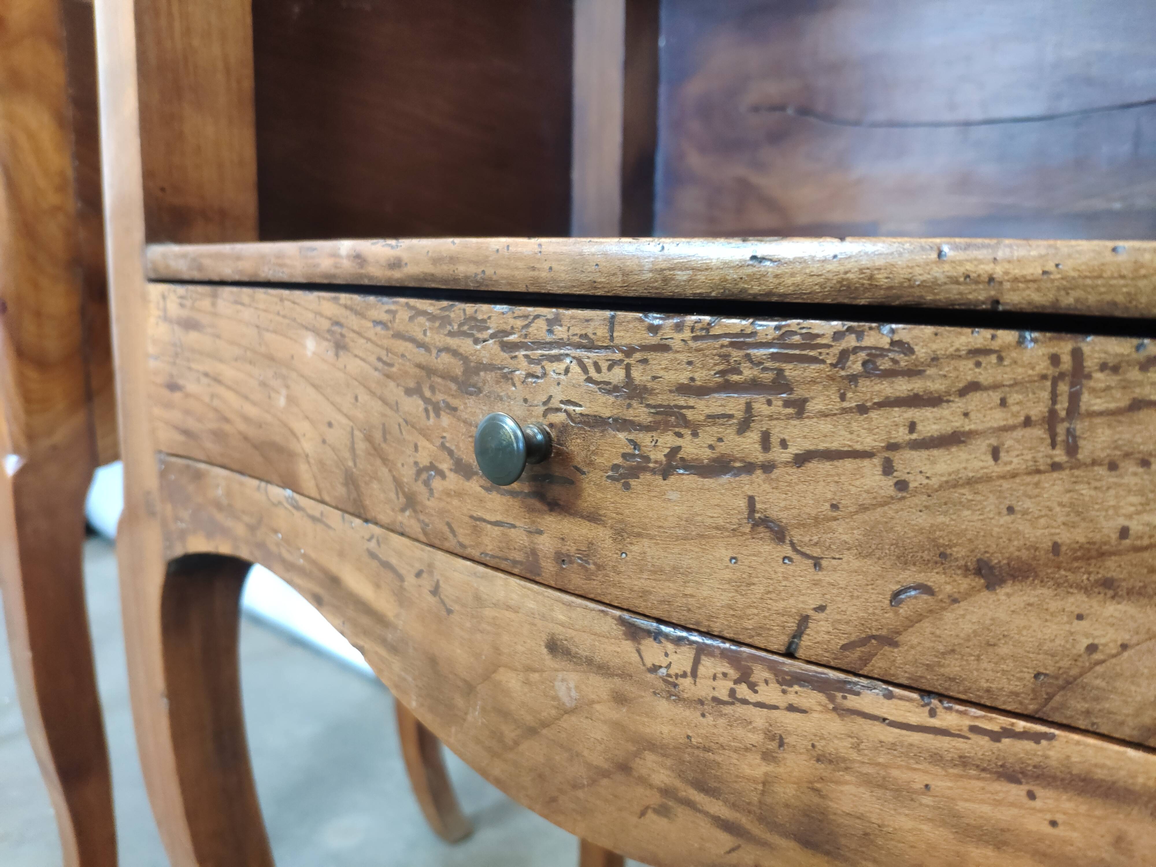 Louis XV style bedside tables
