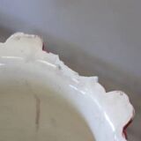 Art Nouveau ceramic vase with column, Italy early 20th century