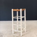 Rustic Handcrafted High Stools, France, 1940s, Set of 5