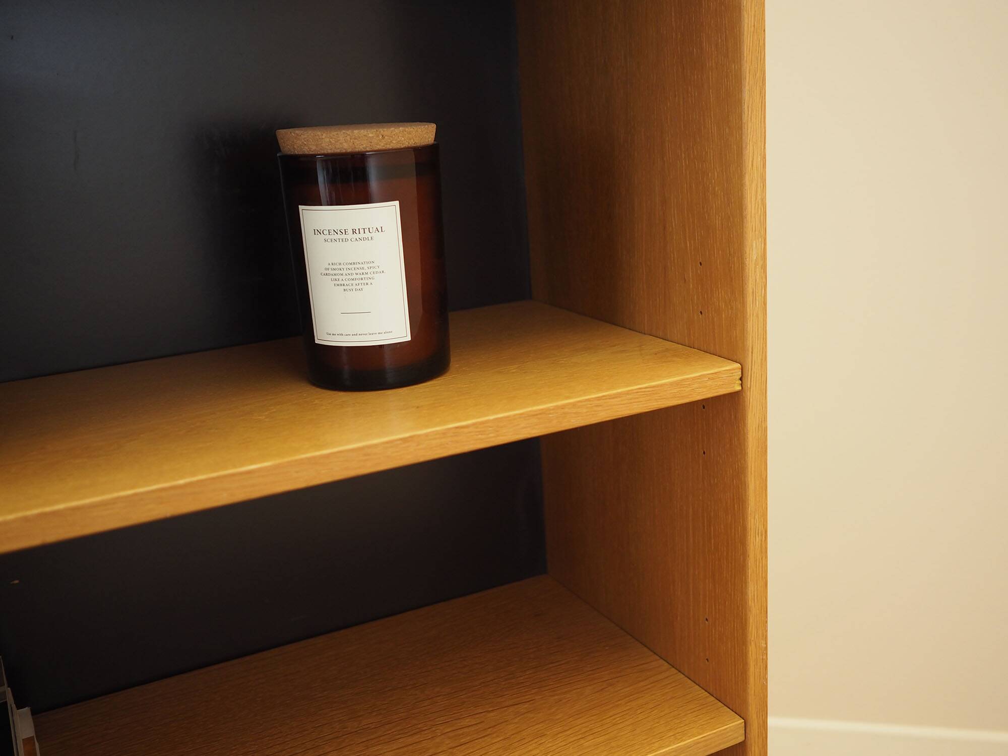 Ash Shelving Unit Domino Møbler, Denmark, 1970s