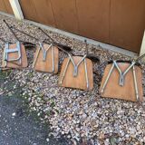 Marbled formica table & 4 chairs