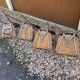 Marbled formica table & 4 chairs