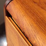 White Newton teak sideboard: large "Petersfield" sideboard.