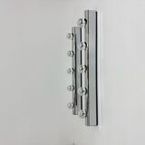 Set of 2 Targetti Sankey chrome wall lamps, 1970s