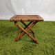 Table basse pliante bambou