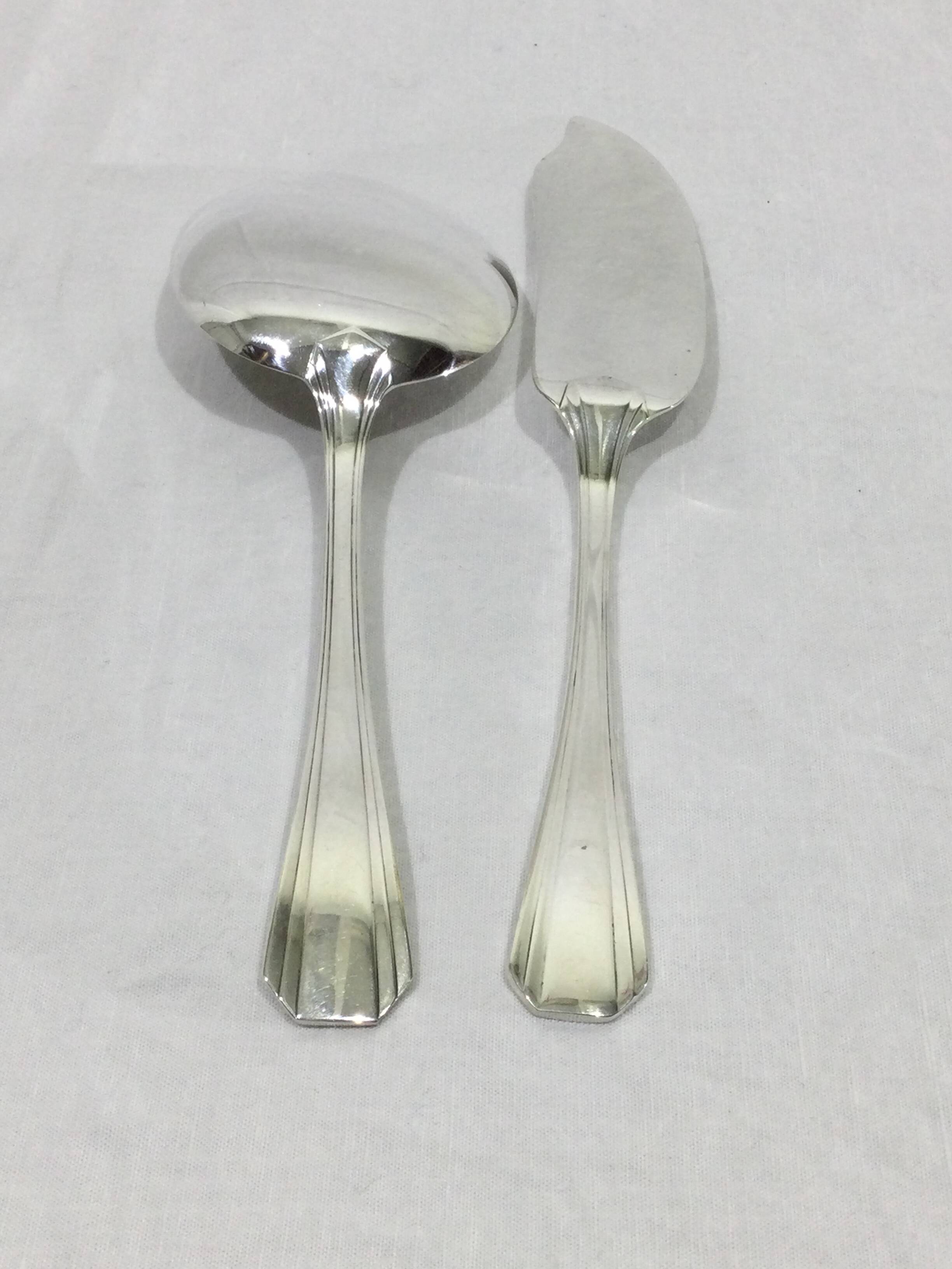 Christofle - boreal ice serving cutlery