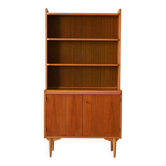 Bibliothèque vintage avec étagère coulissante