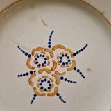 Set of 8 art deco longwy plates
