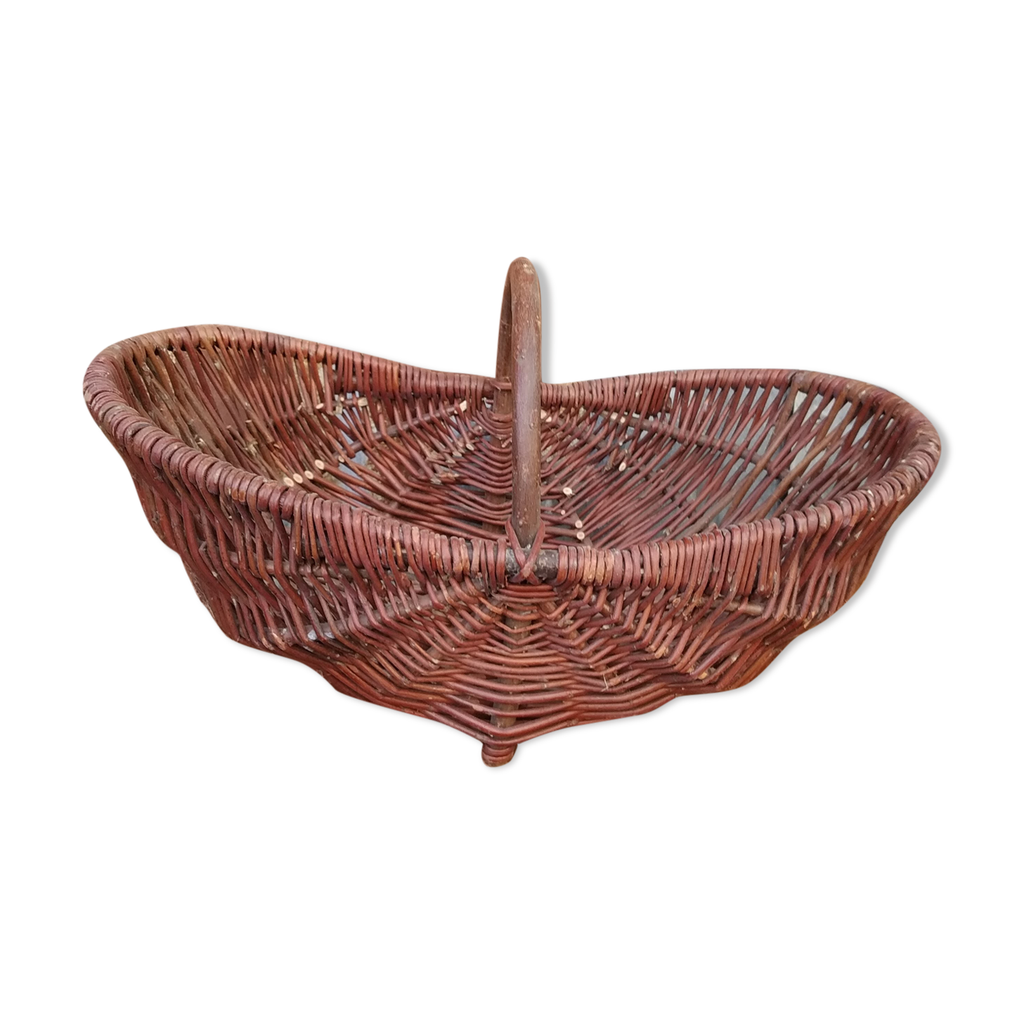Wicker fruit basket