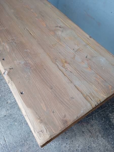 Workbench 120cm old solid wood