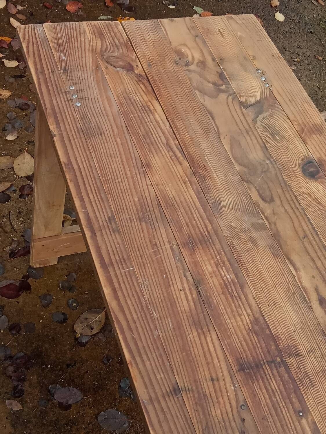 Table de ferme pliante
