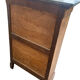 Louis Philippe secretary in walnut briar with marble top.