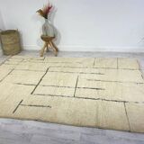 Handmade wool Berber rug 280 X 190 CM