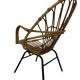 Rattan chair by Dirk van Sliedregt Rohe Noordwolde 1960 in the Netherlands