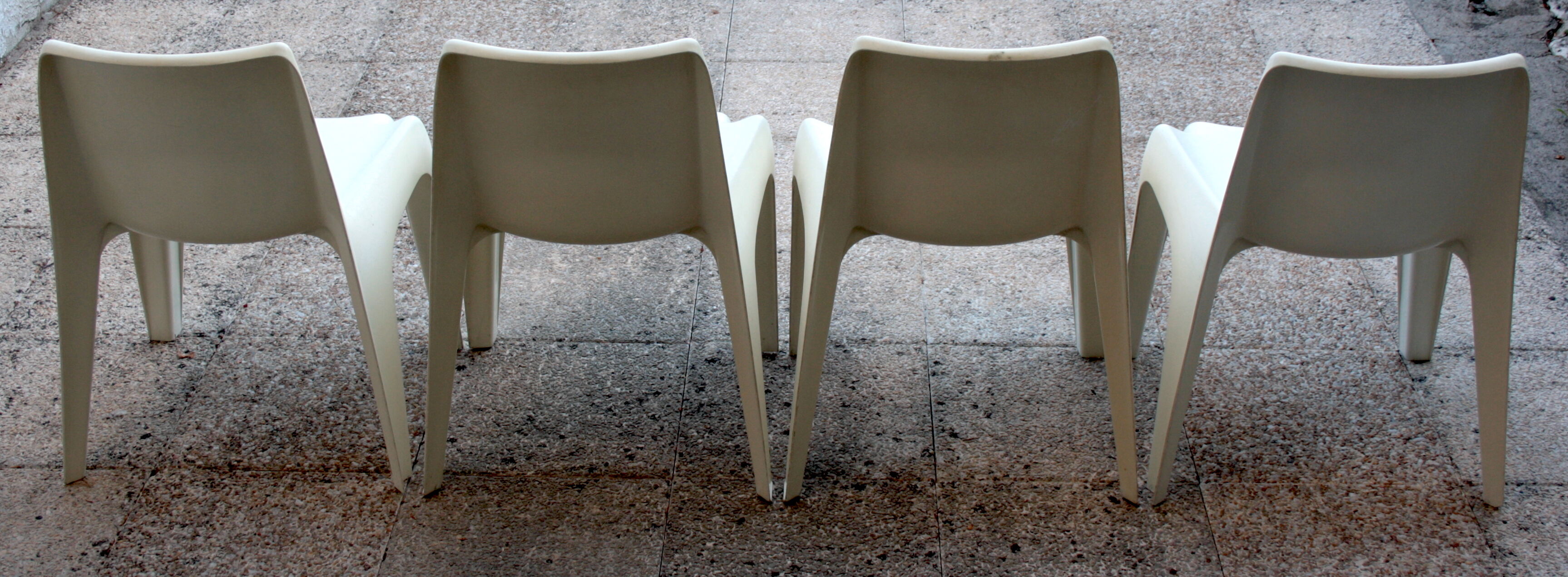 Set of 4 chairs BA 1171 by Helmut Batzner circa 60