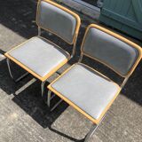 Pair of chairs b32 Marcel Breuer Made in Italy