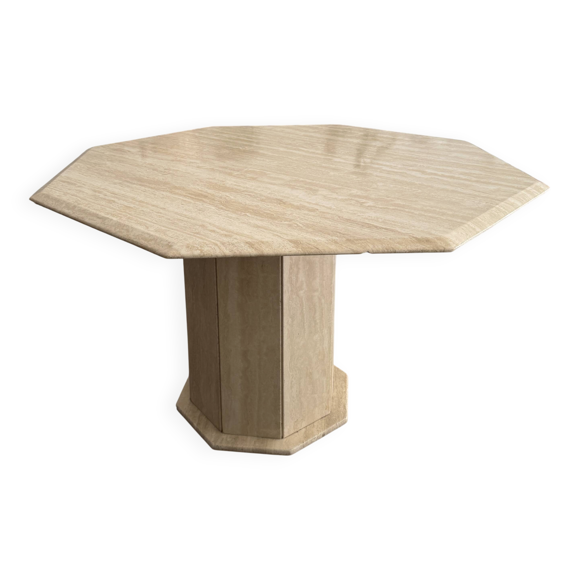 Table en travertin