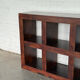 Large Solid Wood Open Bookcase / Room Divider — 180 cm