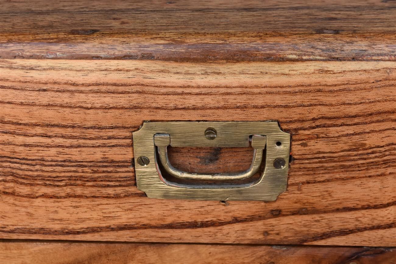 Navy in time camphor trunk late XIXth