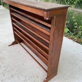 19th century solid oak wood dresser ladder