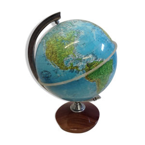 Globe terrestre années 70