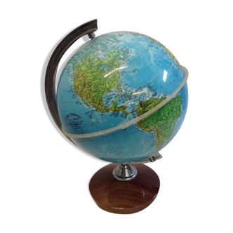 Globe terrestre années 70