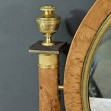 Dressing table in elm burl veneer, Empire period – Early 19th century