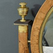 Dressing table in elm burl veneer, Empire period – Early 19th century