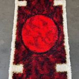 60s 70s rug carpet by Hojer Eksport Denmark
