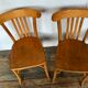 Wooden chairs bistrot
