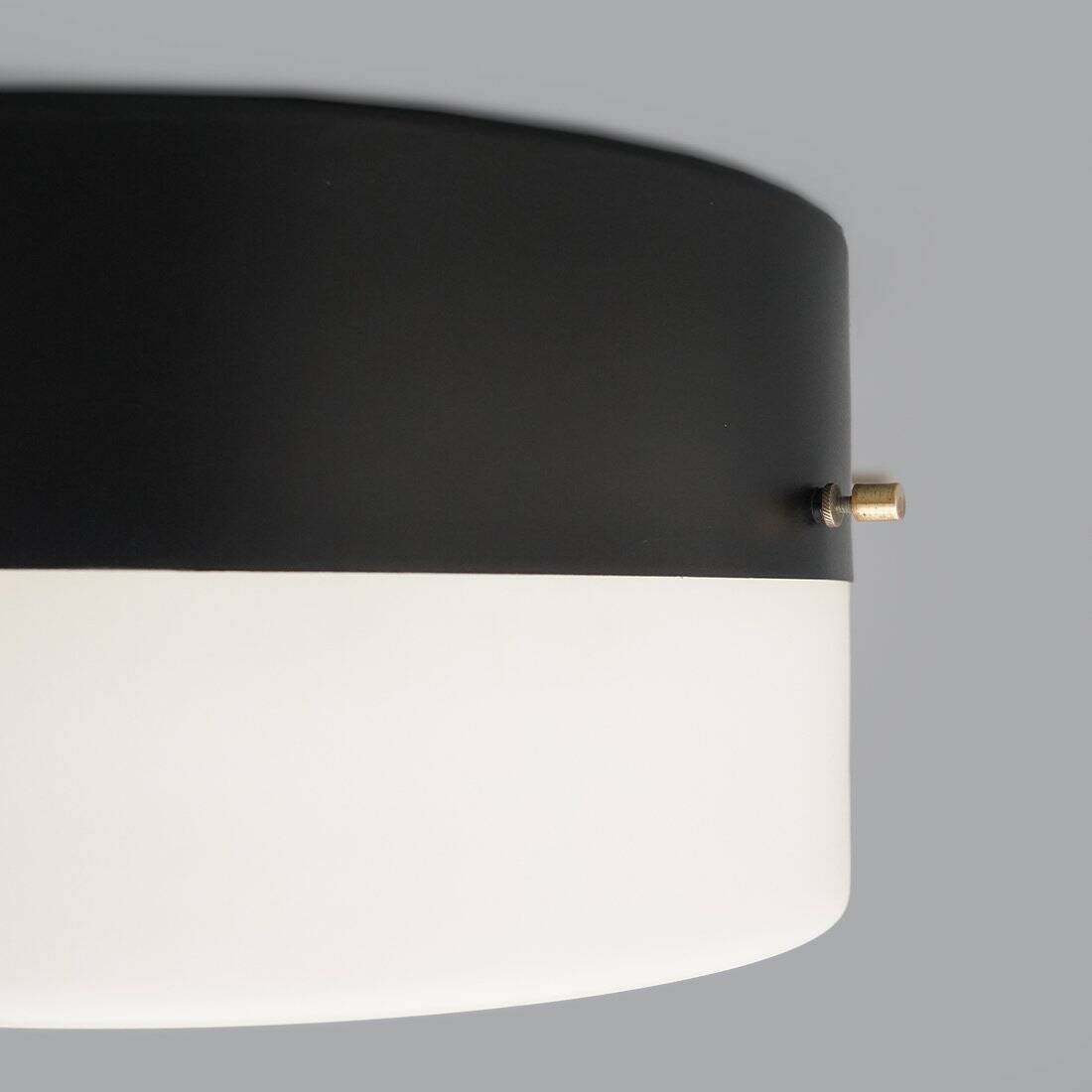 Vintage Opaline Glass Chandelier, 1950s