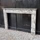 Louis XVI fireplace in grey Ardennes marble, late 18th century.