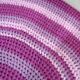 Tapis contemporain ora tressé en coton (73cm), édition unique