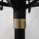 vintage black coat rack with 'golden' accent