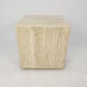 Italian Travertine Side Table, 1980's