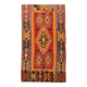 Turkish Red & Orange Tribal Vintage Kilim Rug, 168x295Cm